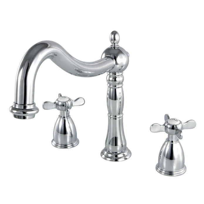 Kingston - Tub Faucets - Essex KS134BEX Two-Handle 3-Hole Deck Mount Roman Tub Faucet