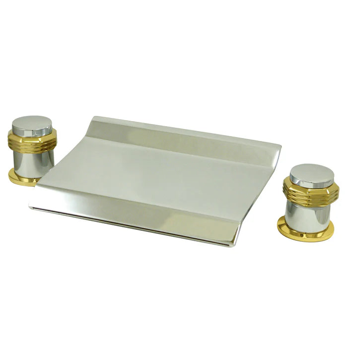 Kingston - Tub Faucets - Milano KS224MR Two-Handle 3-Hole Deck Mount Roman Tub Faucet