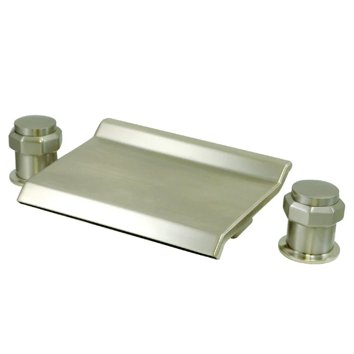 Kingston - Tub Faucets - Milano KS224AR Two-Handle 3-Hole Deck Mount Roman Tub Faucet