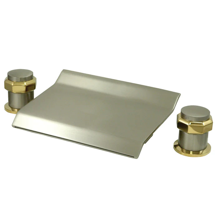 Kingston - Tub Faucets - Milano KS224AR Two-Handle 3-Hole Deck Mount Roman Tub Faucet