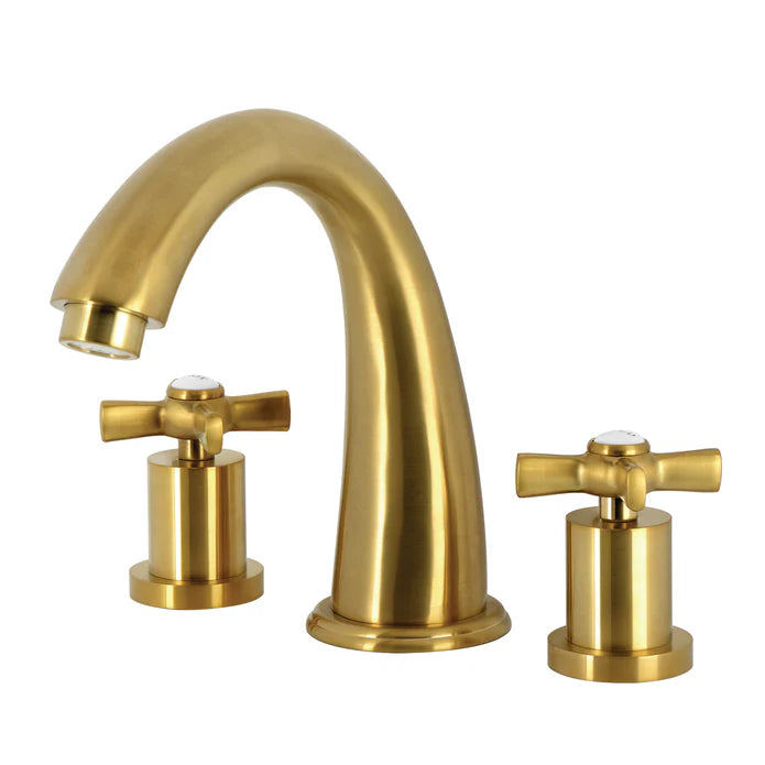 Kingston - Tub Faucets - Millennium KS236ZX Two-Handle 3-Hole Deck Mount Roman Tub Faucet