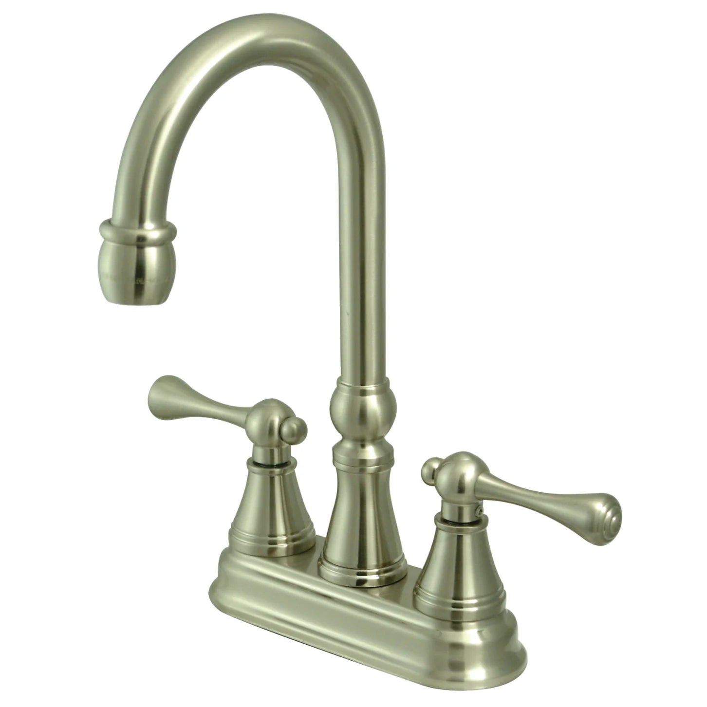 Kingston - Bar Faucets - Victorian KS249BL Two-Handle 2-Hole Deck Mount Bar Faucet