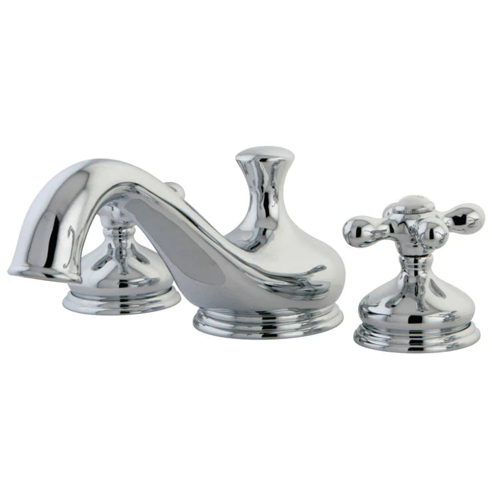 Kingston - Tub Faucets - Heritage KS333AX Two-Handle 3-Hole Deck Mount Roman Tub Faucet