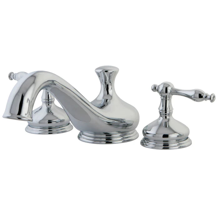 Kingston - Tub Faucets - Heritage KS333NL Two-Handle 3-Hole Deck Mount Roman Tub Faucet