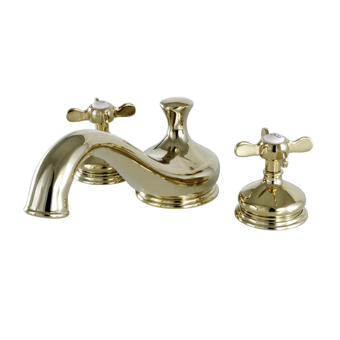 Kingston - Tub Faucets - Essex KS333BEX Two-Handle 3-Hole Deck Mount Roman Tub Faucet