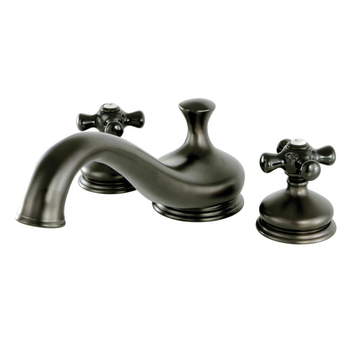 Kingston - Tub Faucets - Duchess KS333PKX Two-Handle 3-Hole Deck Mount Roman Tub Faucet