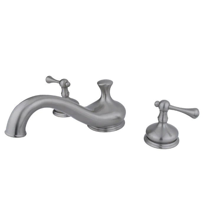 Kingston - Tub Faucets - Vintage KS333BL Two-Handle 3-Hole Deck Mount Roman Tub Faucet