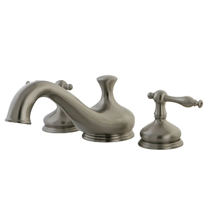 Kingston - Tub Faucets - Heritage KS333NL Two-Handle 3-Hole Deck Mount Roman Tub Faucet
