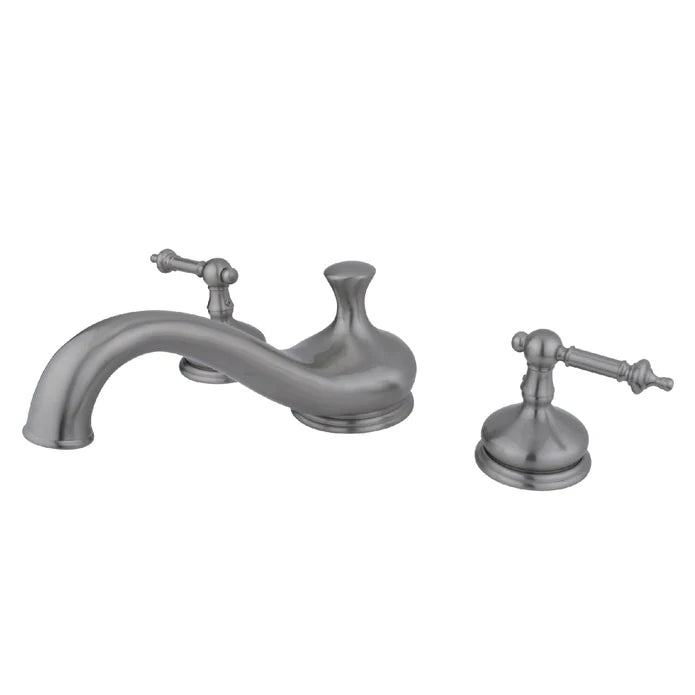 Kingston - Tub Faucets - Templeton KS333TL Two-Handle 3-Hole Deck Mount Roman Tub Faucet