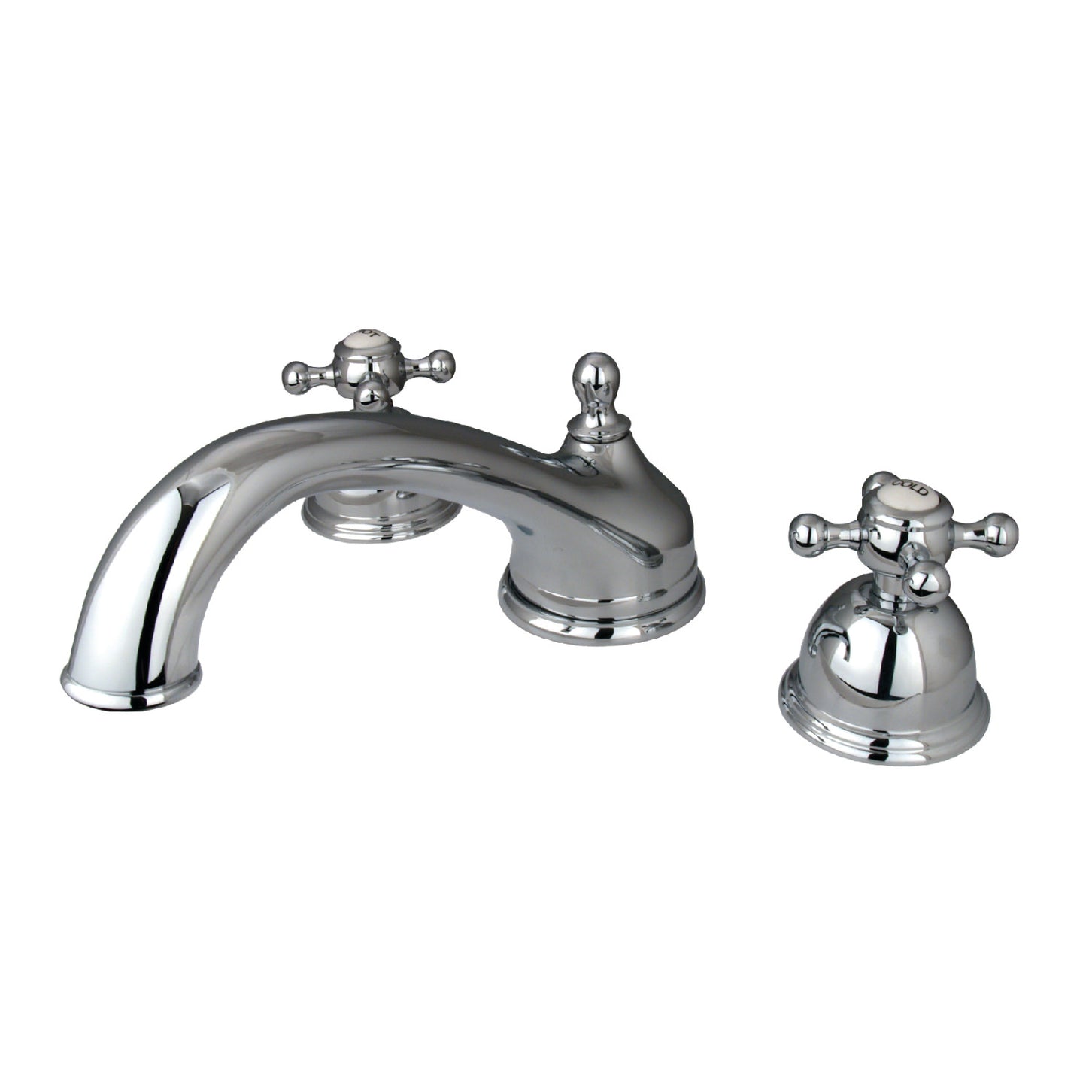 Kingston - Tub Faucets - Vintage KS335BX Two-Handle 3-Hole Deck Mount Roman Tub Faucet