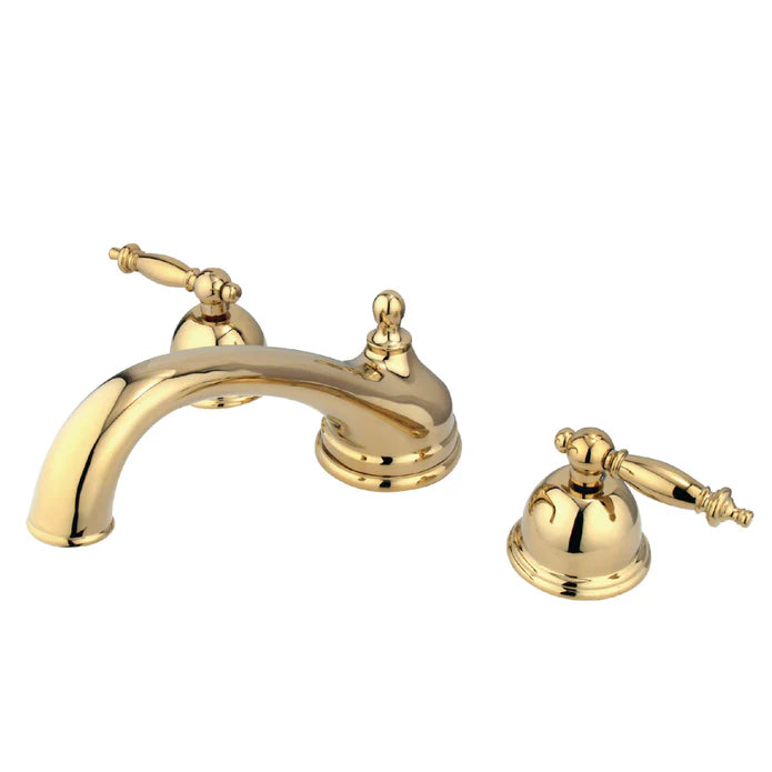 Kingston - Tub Faucets - Vintage KS335TL Two-Handle 3-Hole Deck Mount Roman Tub Faucet