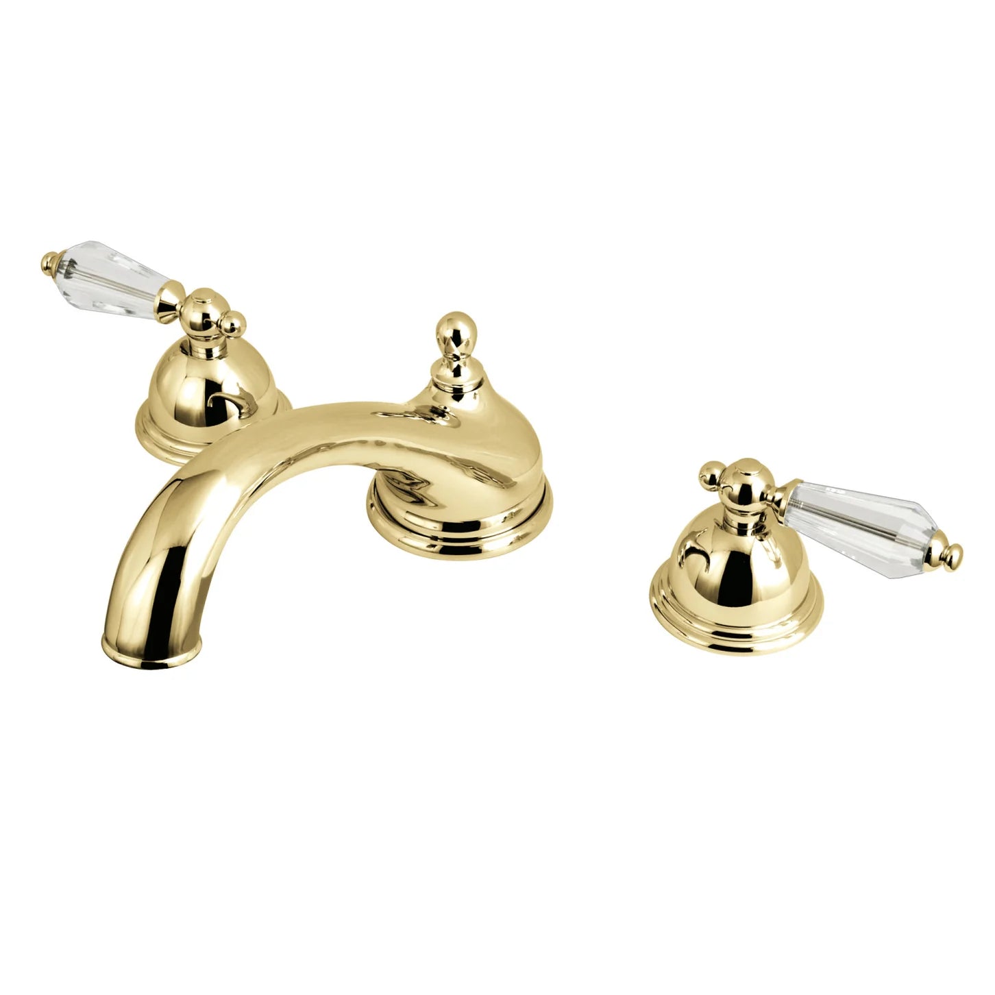 Kingston - Tub Faucets - Wilshire KS335WLL Two-Handle 3-Hole Deck Mount Roman Tub Faucet