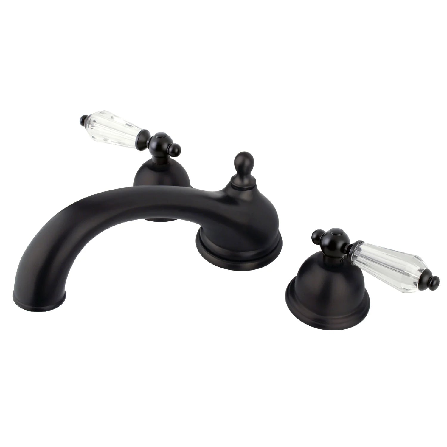 Kingston - Tub Faucets - Wilshire KS335WLL Two-Handle 3-Hole Deck Mount Roman Tub Faucet