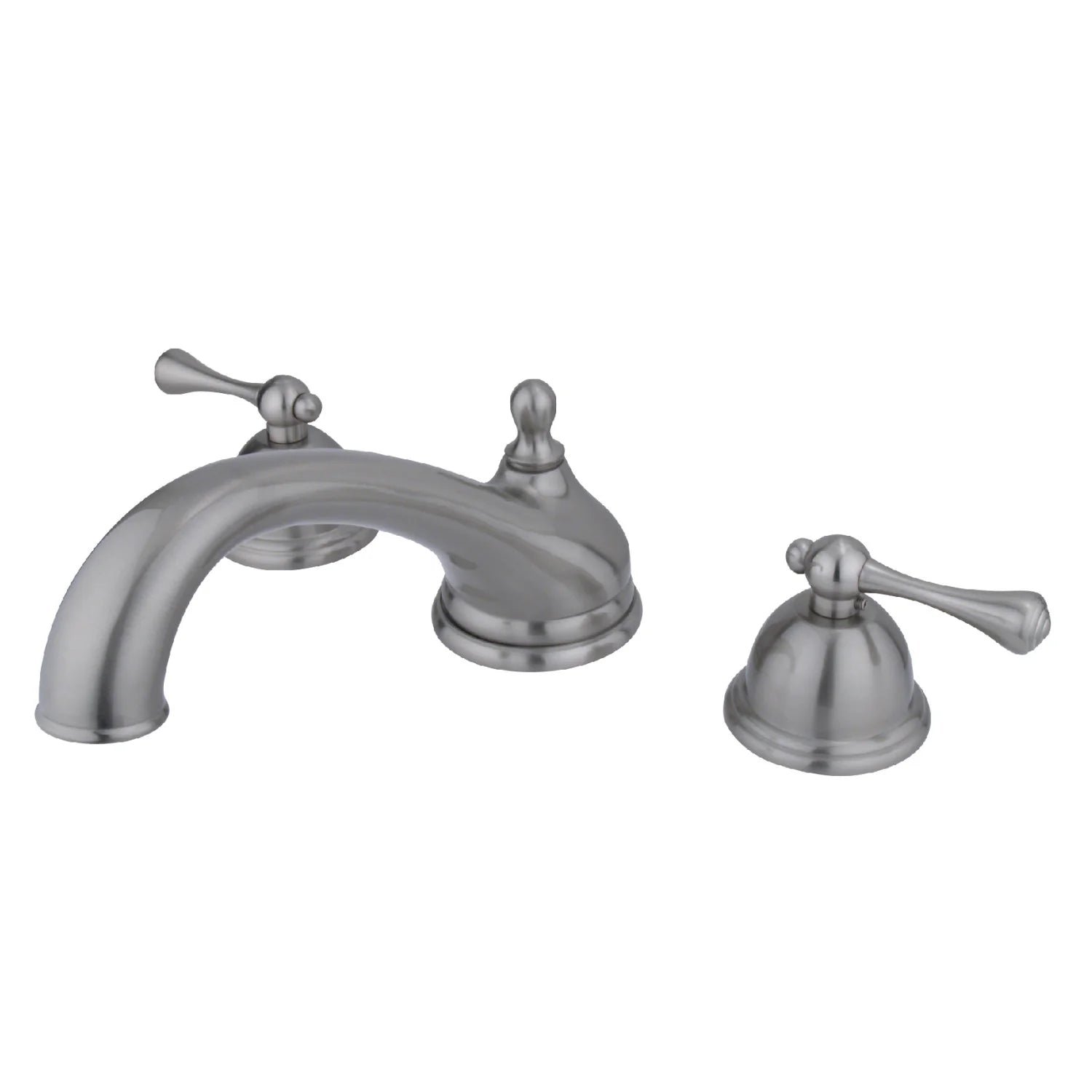 Kingston - Tub Faucets - Vintage KS335BL Two-Handle 3-Hole Deck Mount Roman Tub Faucet