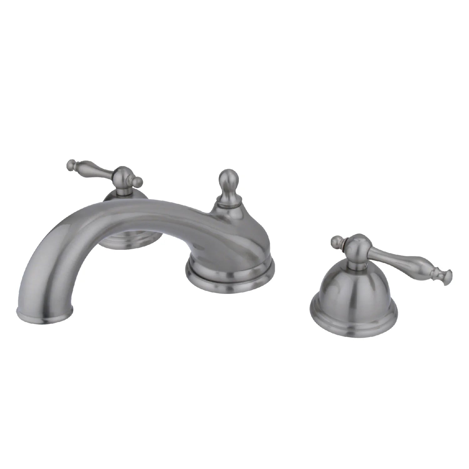 Kingston - Tub Faucets - Vintage KS335NL Two-Handle 3-Hole Deck Mount Roman Tub Faucet