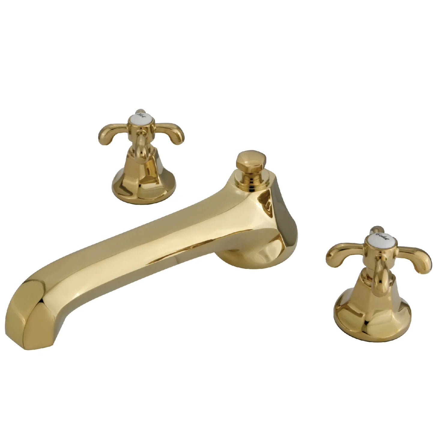 Kingston - Tub Faucets - Vintage KS430TX Two-Handle 3-Hole Deck Mount Roman Tub Faucet