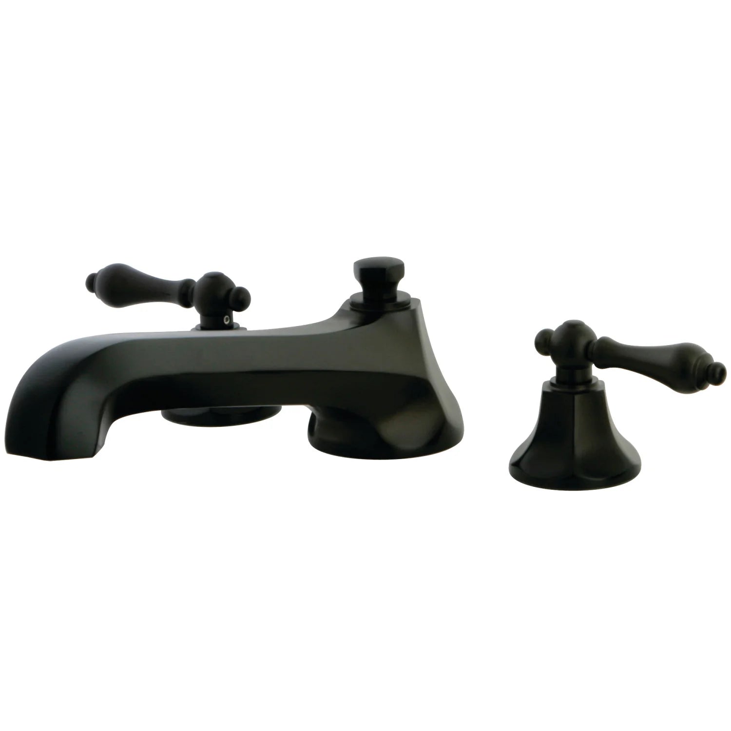 Kingston - Tub Faucets - Metropolitan KS430AL Two-Handle 3-Hole Deck Mount Roman Tub Faucet