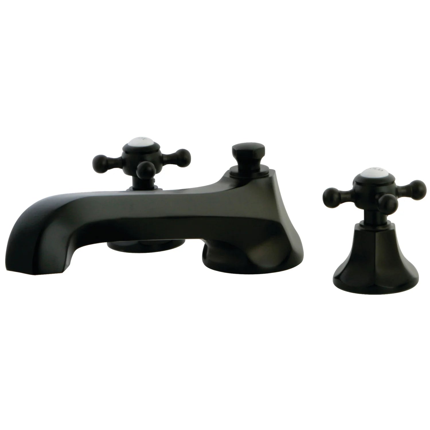 Kingston - Tub Faucets - Metropolitan KS430BX Two-Handle 3-Hole Deck Mount Roman Tub Faucet