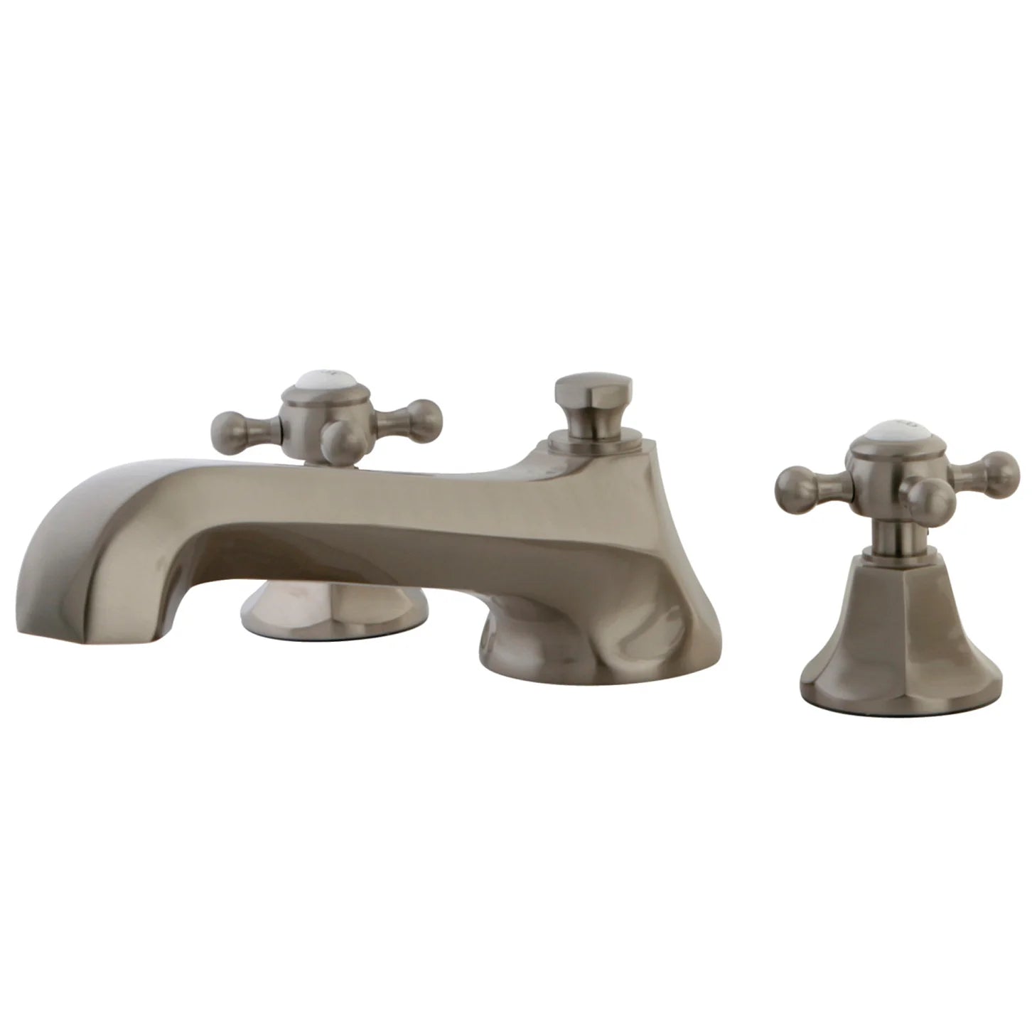 Kingston - Tub Faucets - Metropolitan KS430BX Two-Handle 3-Hole Deck Mount Roman Tub Faucet