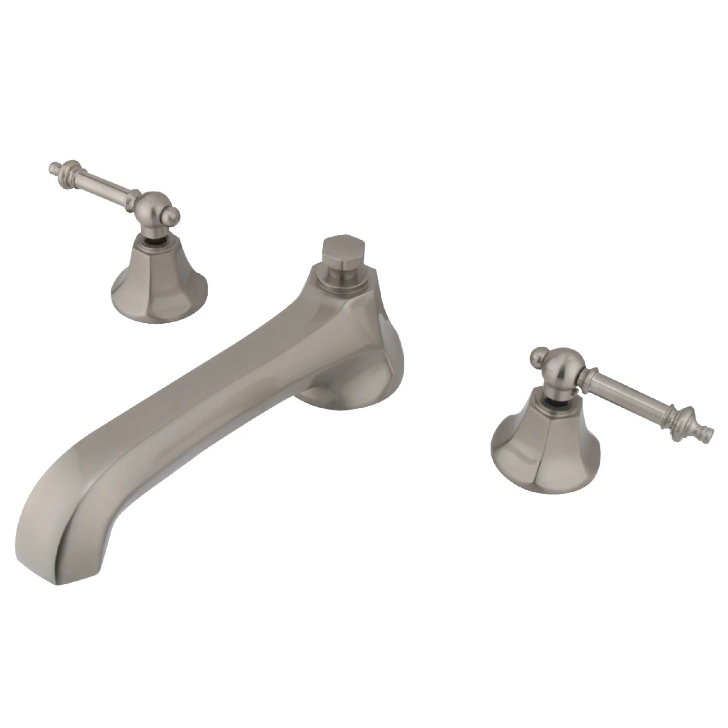 Kingston - Tub Faucets - Metropolitan KS430TL Two-Handle 3-Hole Deck Mount Roman Tub Faucet