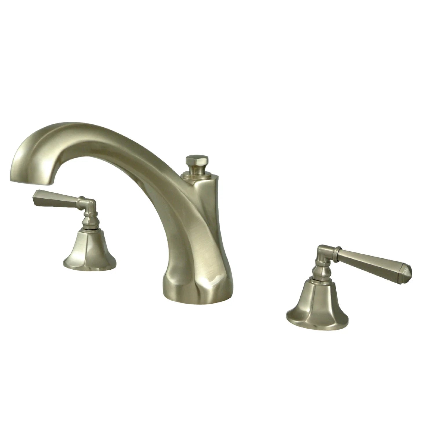 Kingston - Tub Faucets - Metropolitan KS432HL Two-Handle 3-Hole Deck Mount Roman Tub Faucet
