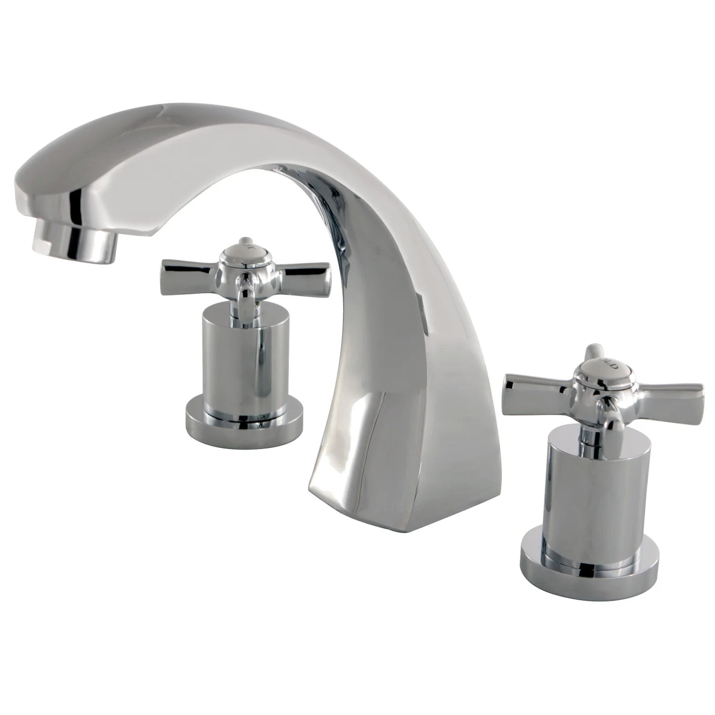 Kingston - Tub Faucets - Millennium KS4361ZX Two-Handle 3-Hole Deck Mount Roman Tub Faucet