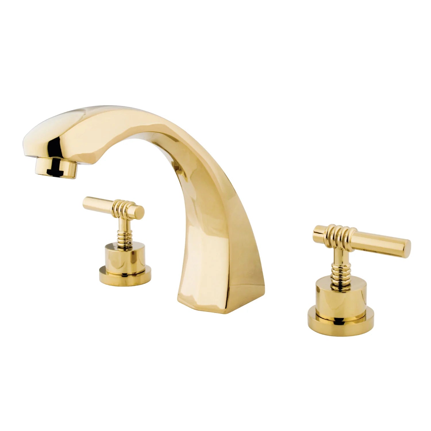 Kingston - Tub Faucets - KS436ML Two-Handle 3-Hole Deck Mount Roman Tub Faucet