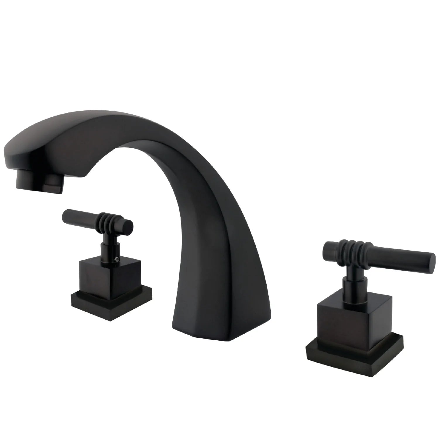 Kingston - Tub Faucets - Fortress KS4361QL Two-Handle 3-Hole Deck Mount Roman Tub Faucet