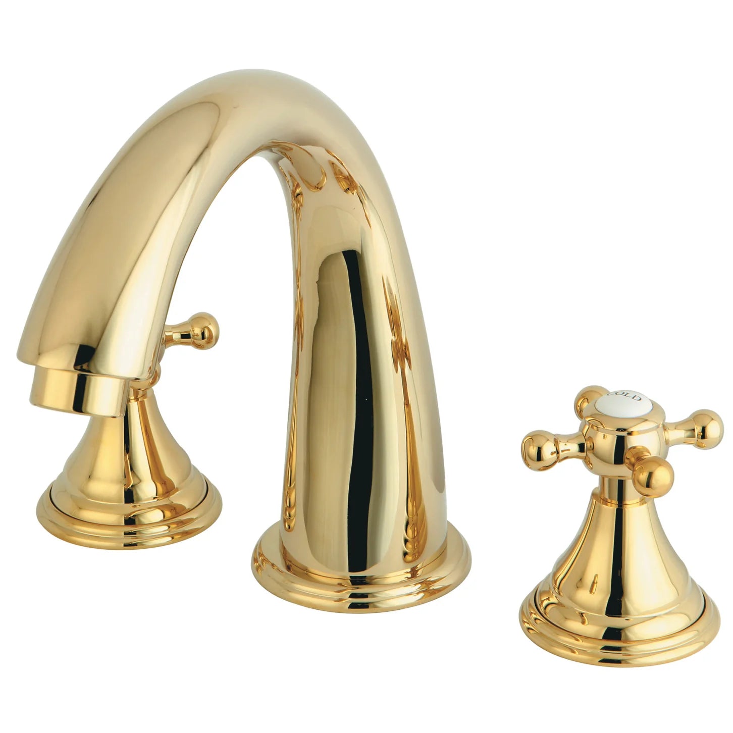 Kingston - Tub Faucets - Vintage KS536BX Two-Handle 3-Hole Deck Mount Roman Tub Faucet