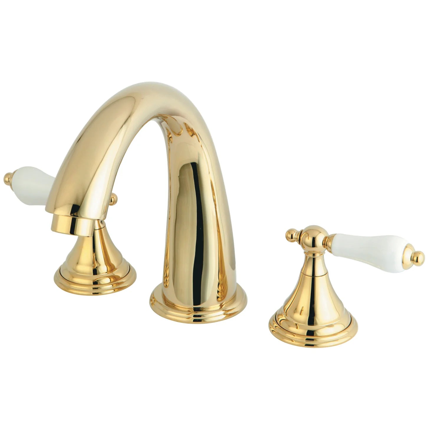 Kingston - Tub Faucets - Royale KS536PX Two-Handle 3-Hole Deck Mount Roman Tub Faucet