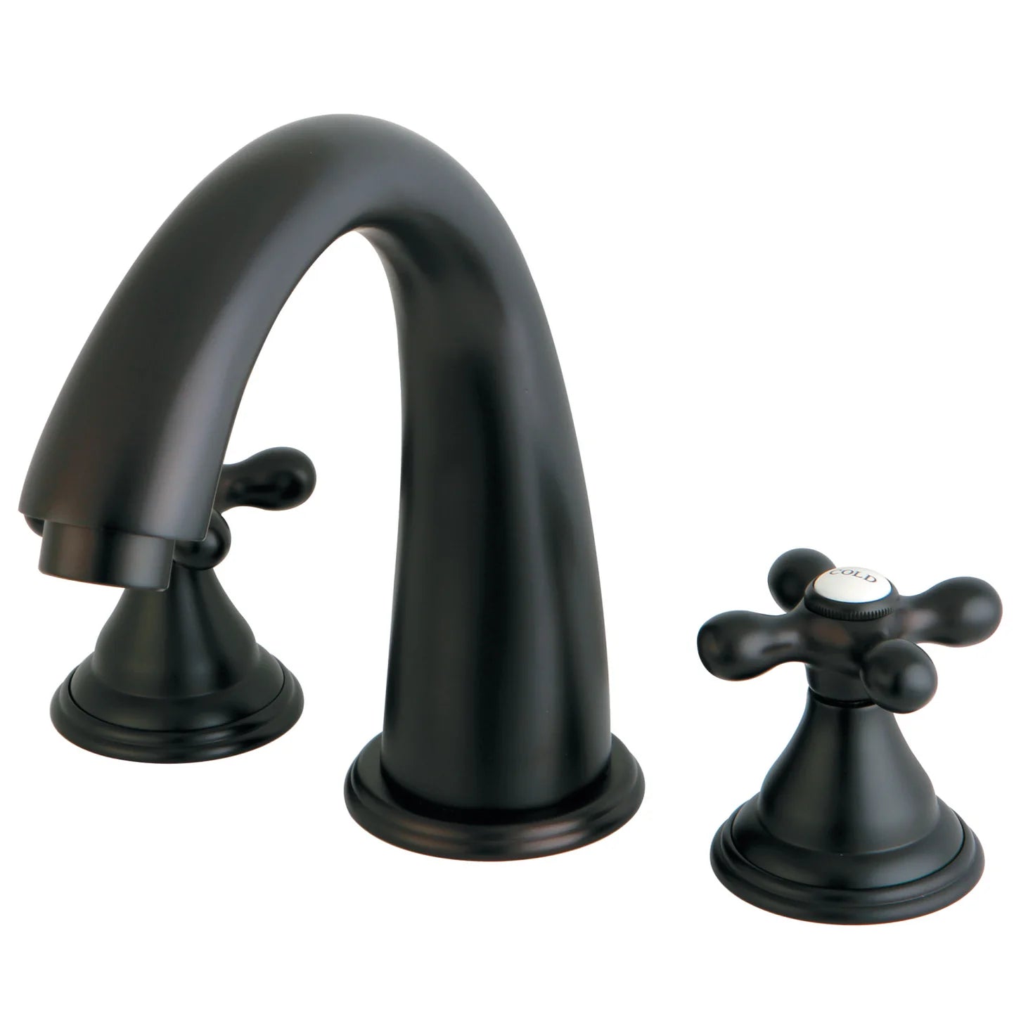 Kingston - Tub Faucets - Vintage KS536AX Two-Handle 3-Hole Deck Mount Roman Tub Faucet