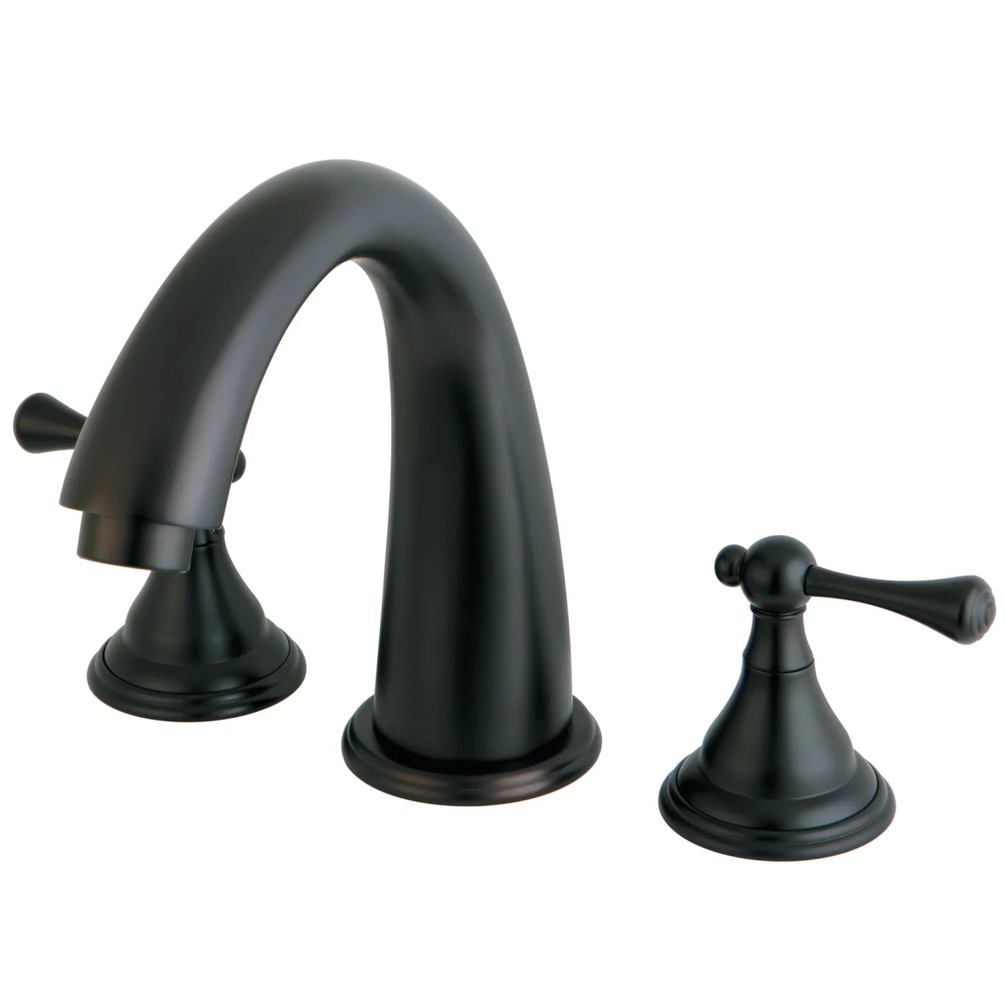 Kingston - Tub Faucets - Vintage KS536BL Two-Handle 3-Hole Deck Mount Roman Tub Faucet