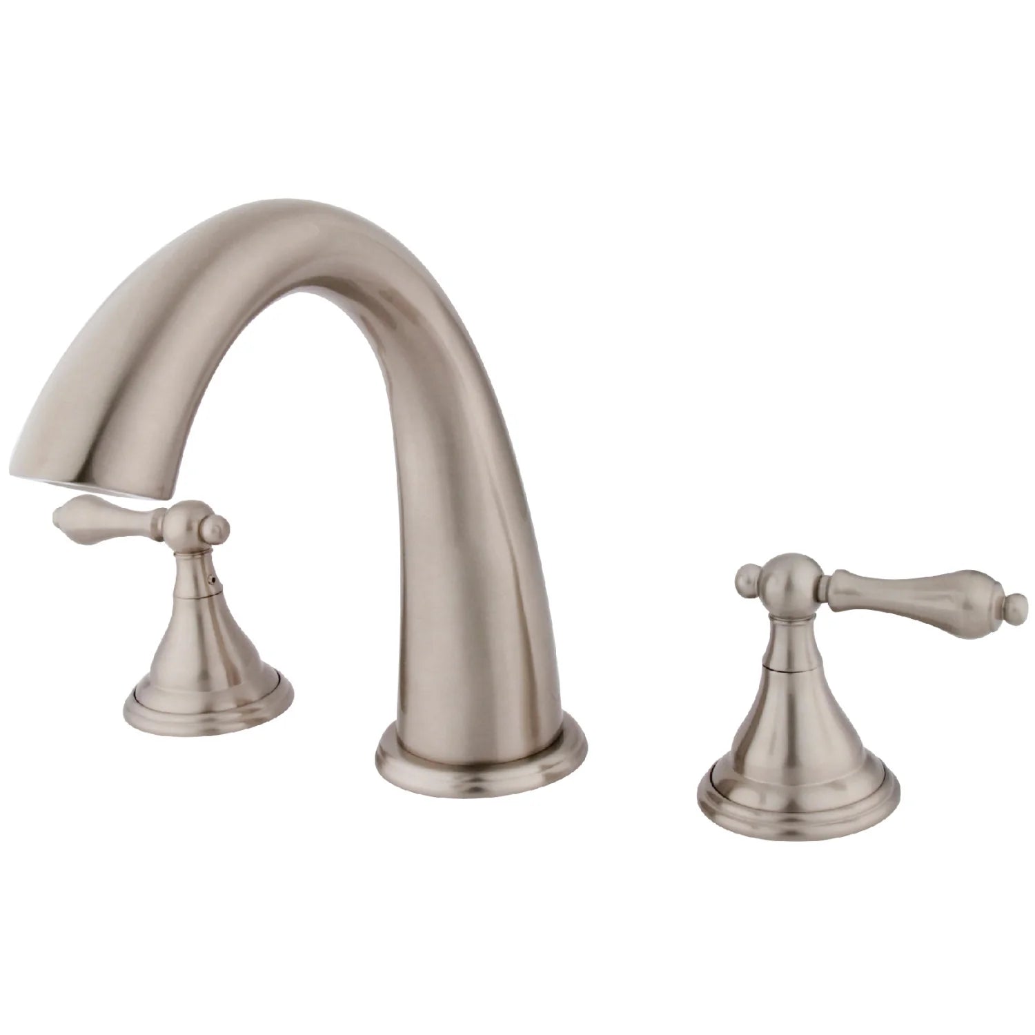 Kingston - Tub Faucets - Vintage KS536AL Two-Handle 3-Hole Deck Mount Roman Tub Faucet