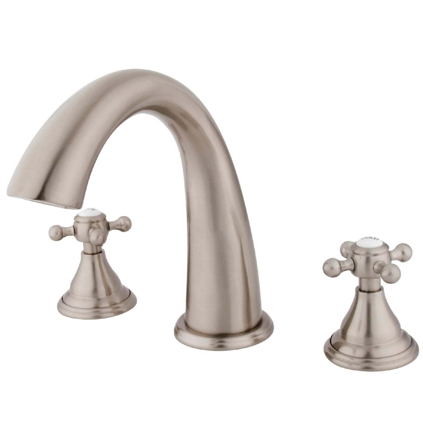 Kingston - Tub Faucets - Vintage KS536BX Two-Handle 3-Hole Deck Mount Roman Tub Faucet