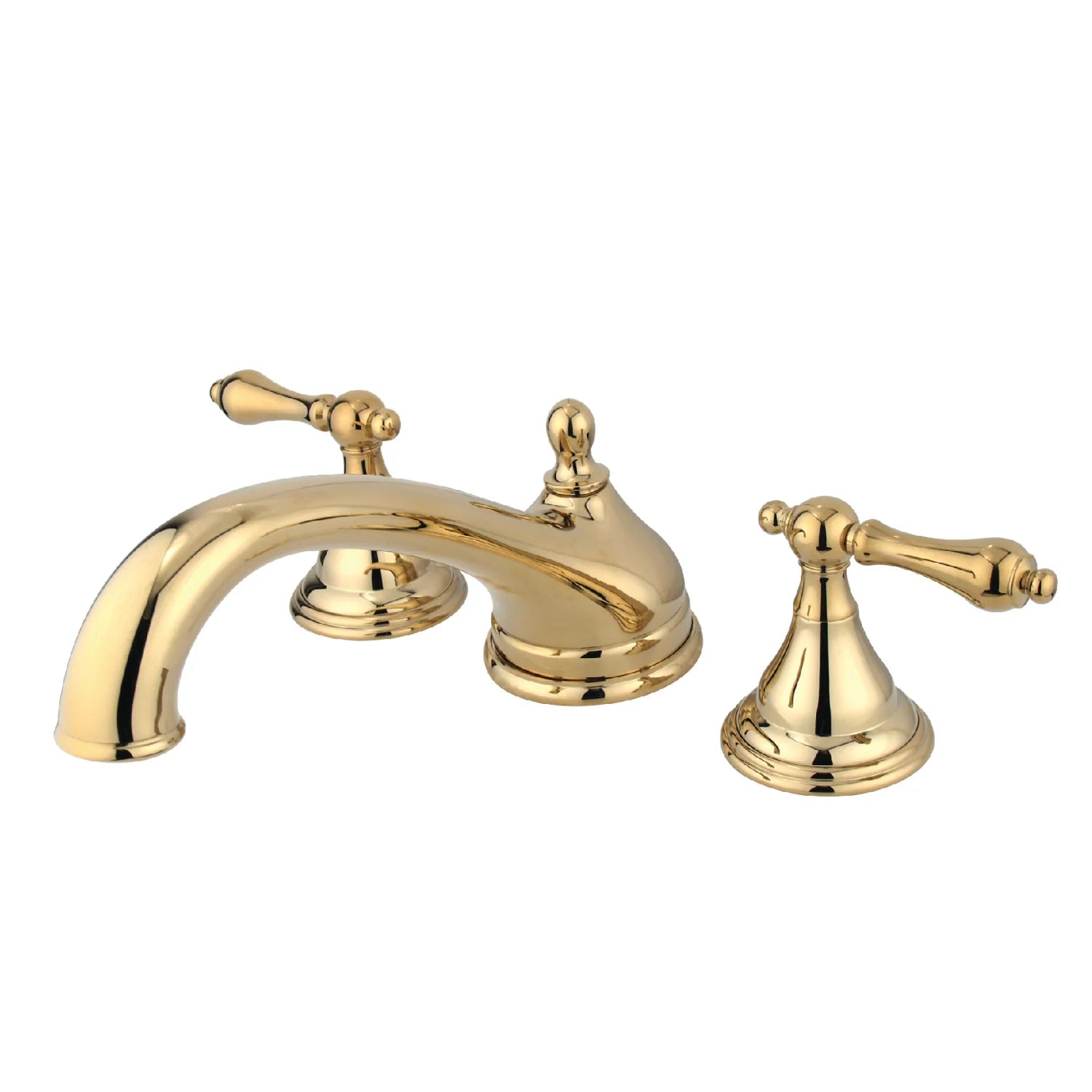 Kingston - Tub Faucets - Vintage KS553AL Two-Handle 3-Hole Deck Mount Roman Tub Faucet
