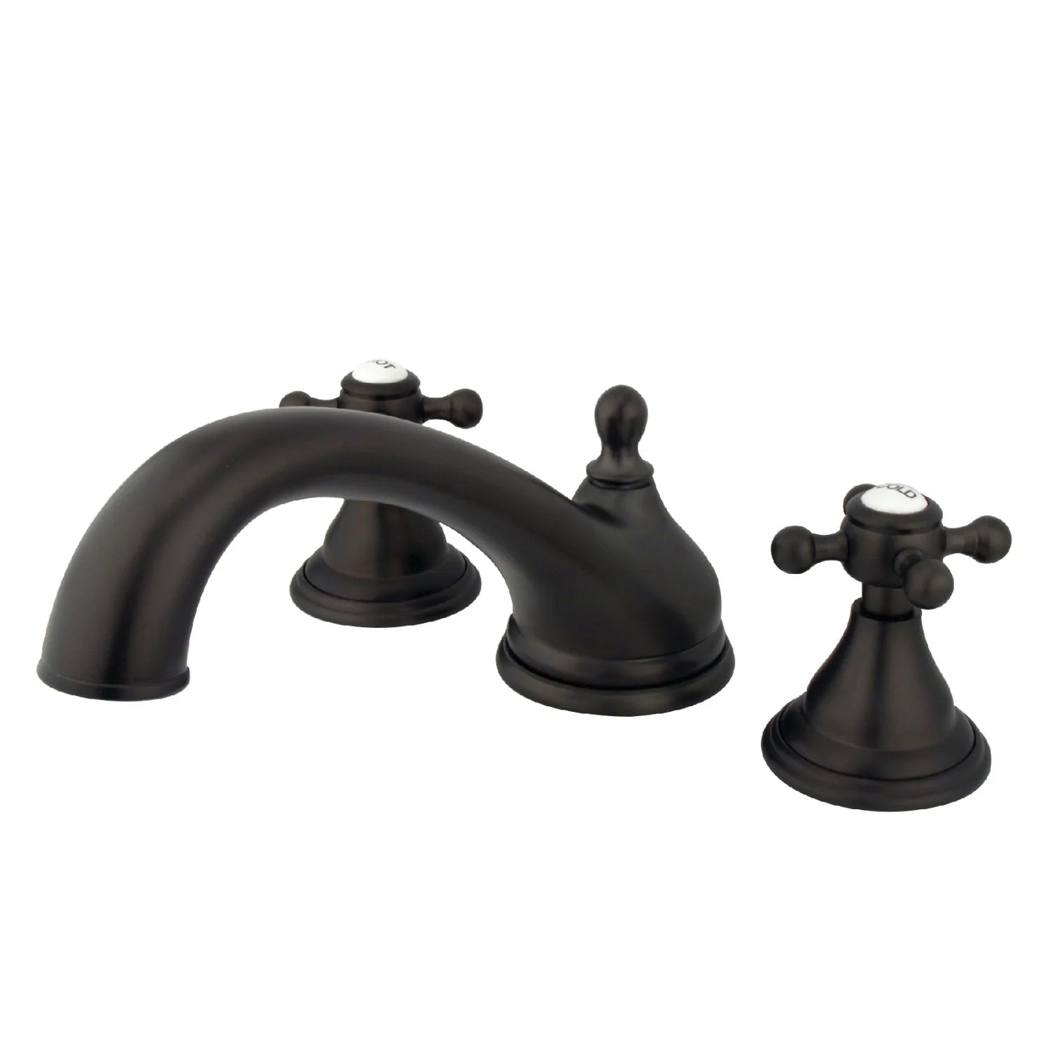 Kingston - Tub Faucets - Vintage KS553BX Two-Handle 3-Hole Deck Mount Roman Tub Faucet