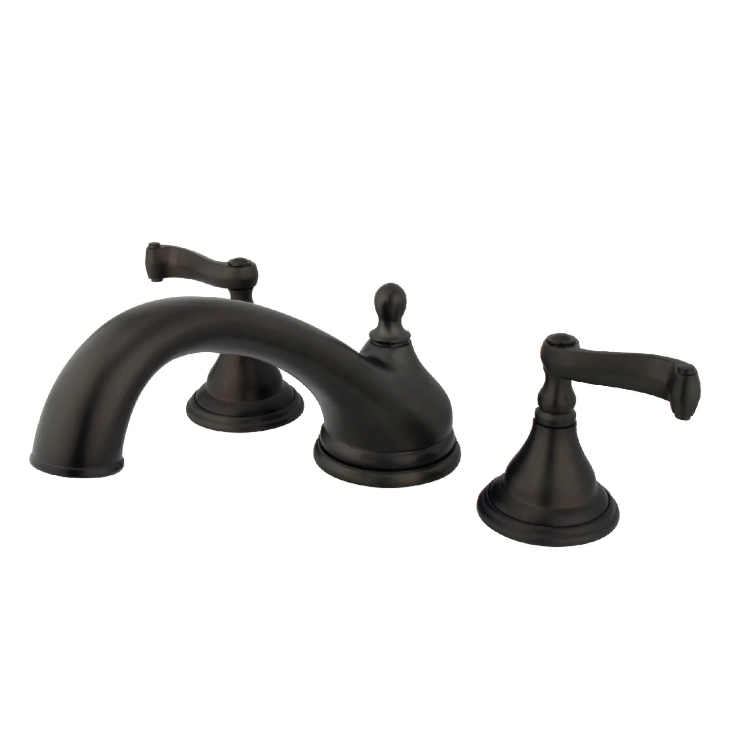 Kingston - Tub Faucets - Royale KS553FL Two-Handle 3-Hole Deck Mount Roman Tub Faucet