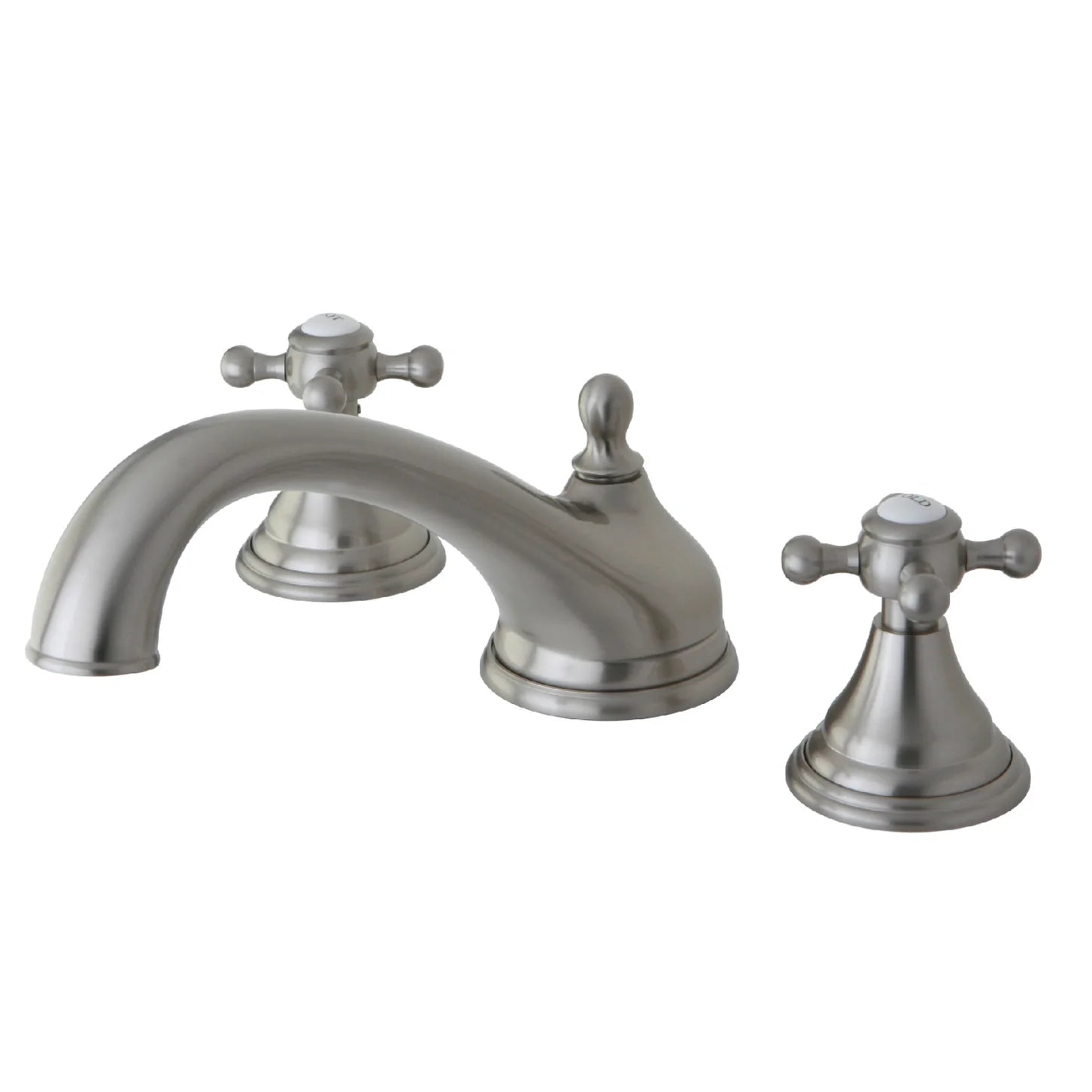 Kingston - Tub Faucets - Vintage KS553BX Two-Handle 3-Hole Deck Mount Roman Tub Faucet