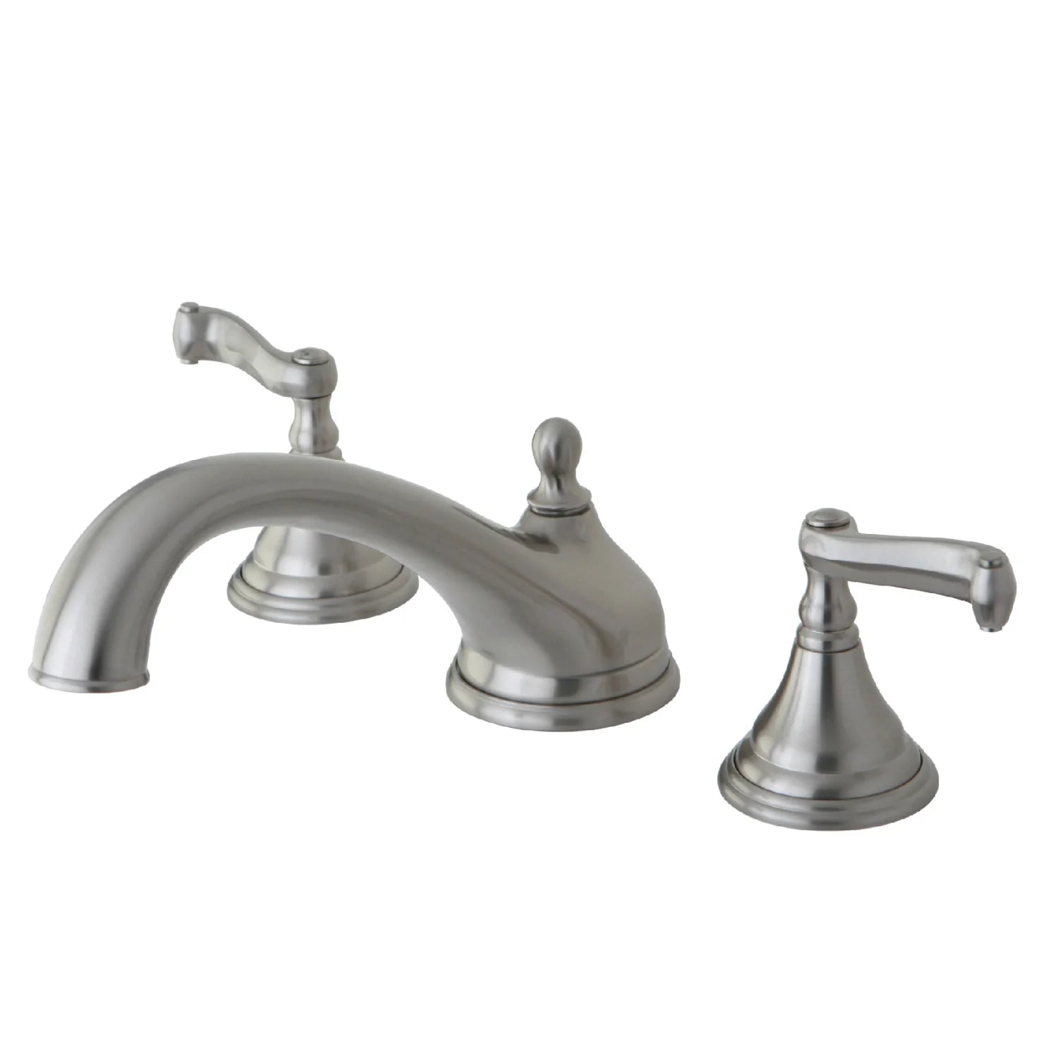 Kingston - Tub Faucets - Royale KS553FL Two-Handle 3-Hole Deck Mount Roman Tub Faucet
