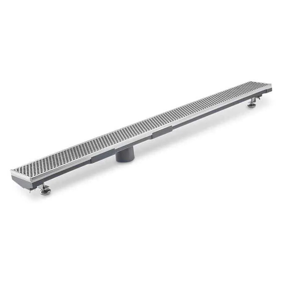 QM Drain Lagos Perforated Adjustable Linear Shower Drain