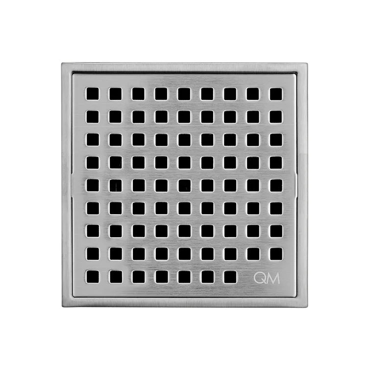 QM Drain Lagos Mira Center Grid Shower Drain