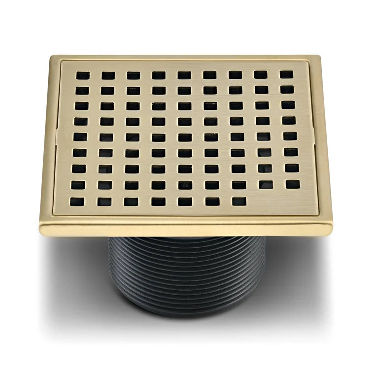 QM Drain Lagos Mira Center Grid Shower Drain