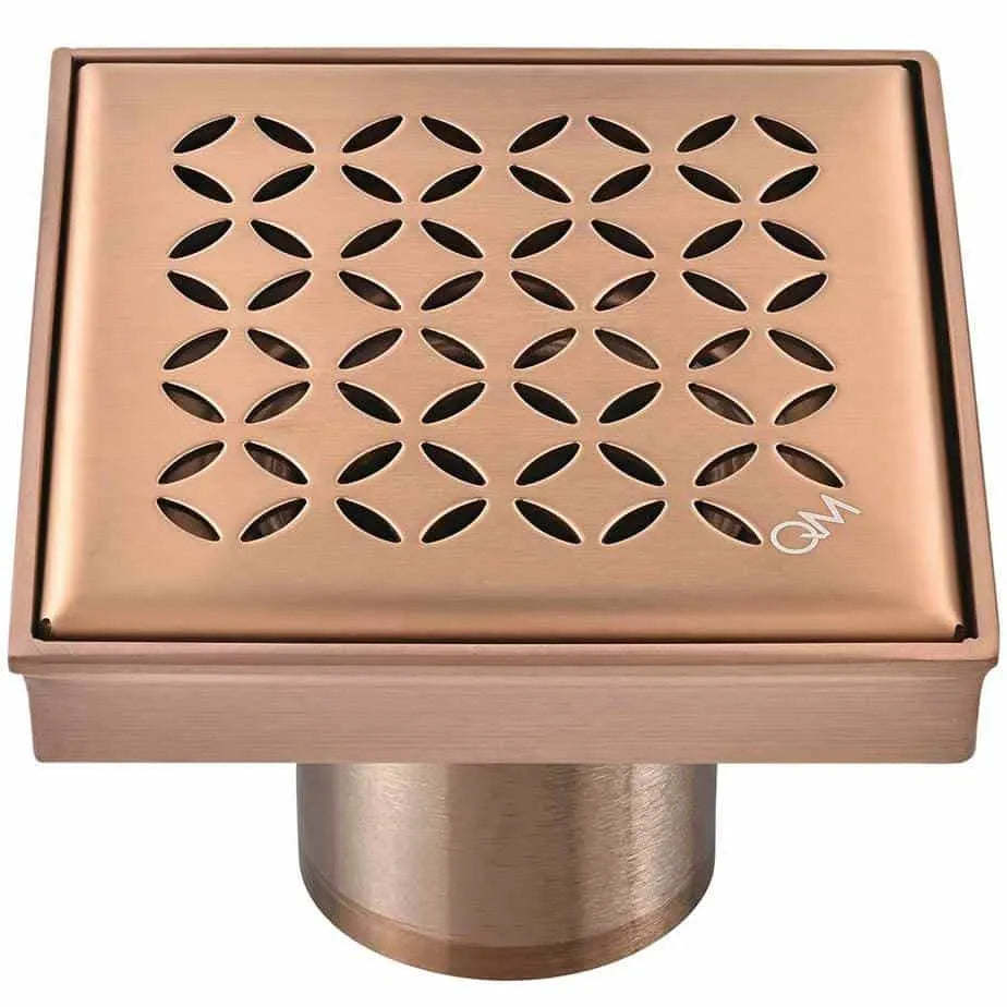 QM Drain Delmar Lotus Center Square Shower Drain