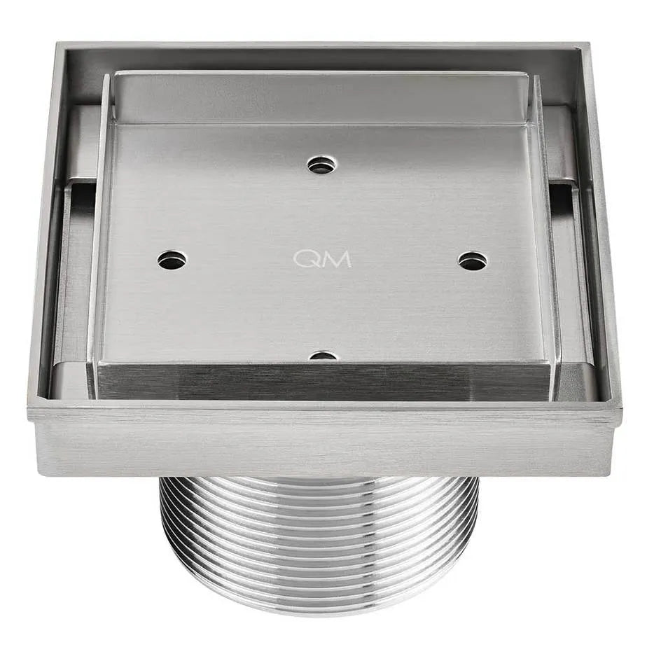 QM Drain Delmar MIST Tile-in Center Square Shower Drain