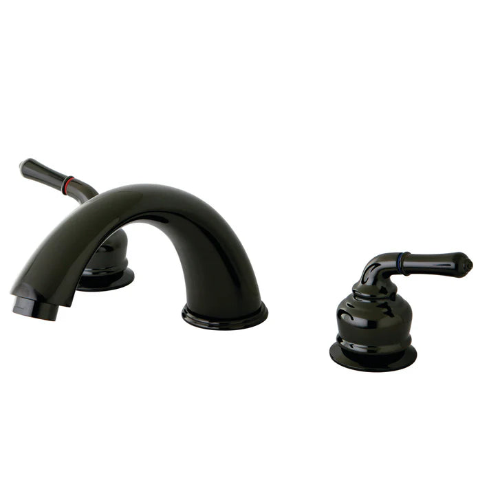 Kingston - Tub Faucets - Water Onyx NB360 Two-Handle 3-Hole Deck Mount Roman Tub Faucet