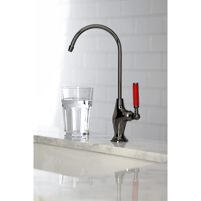 Kingston - Filtration Faucets -  Water Onyx NS3190DKL Single-Handle 1-Hole Deck Mount Water Filtration Faucet
