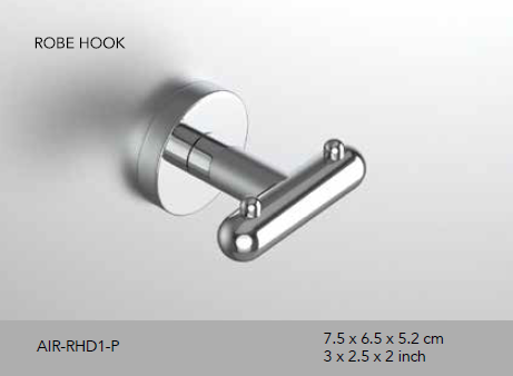 Neelnox - Collection Aire - Robe Hook Double - AIR-RHD1