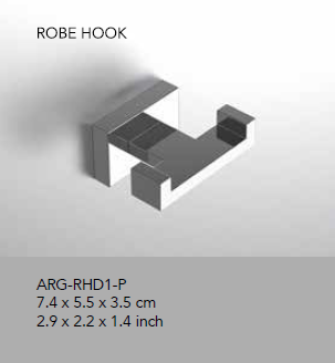 Neelnox - Collection Argyle - Robe Hook Double - ARG-RHD1