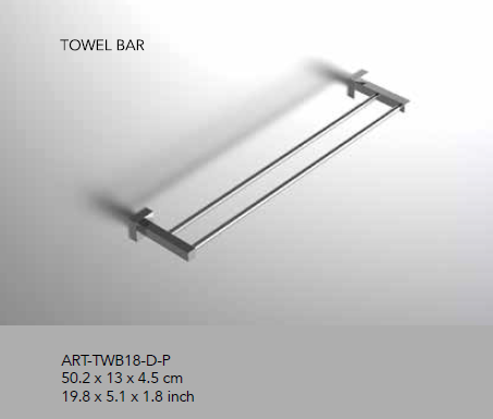 Neelnox - Collection Arte - Tower Bar Double 18" - ART-TWB18-D