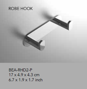 Neelnox - Collection Beaumont - Robe Hook Double- BEA-RHD2